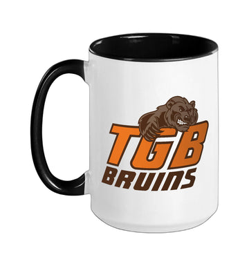Trevor Browne Bruins Ceramic Mug by Trevor Browne High School, Phoenix, AZ 85033 – 15 Ounces, 15 fluid_ounces, Ceramic, Black/White