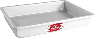 Fat Daddio's POB-9133 Anodized Aluminum Sheet Cake Pan, 9 x 13 x 3 Inch