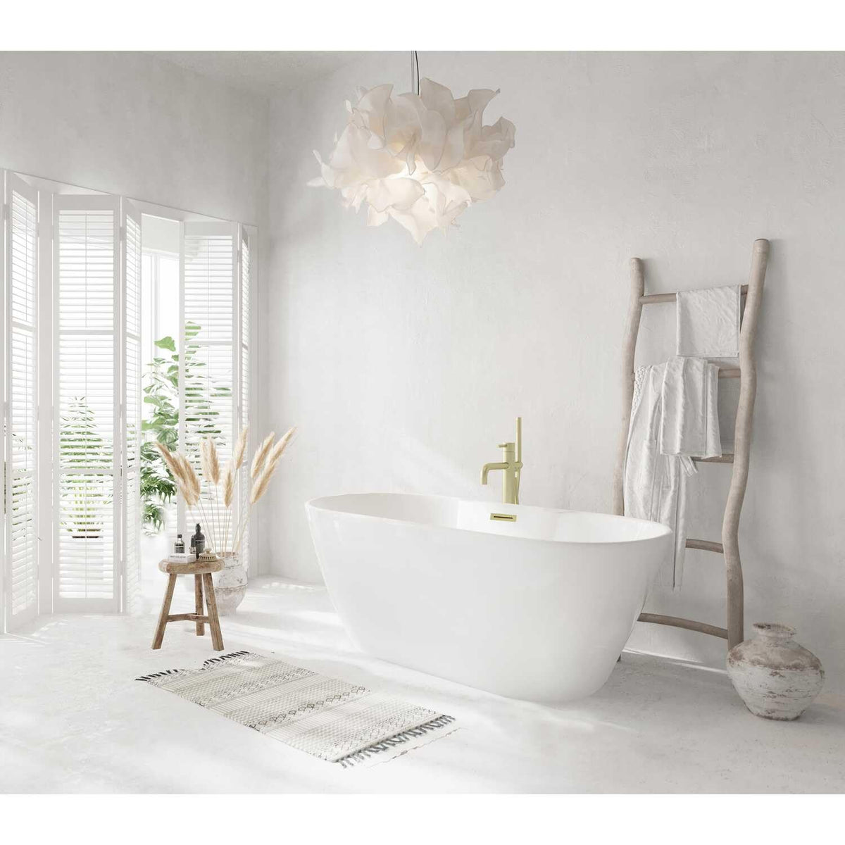 Landon Bathtub by Lighting Design – brushed gold