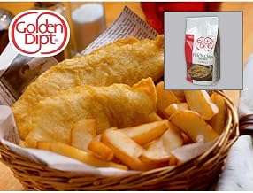 Golden Dipt English Style Fishn Chip 6 Case 5 Pound
