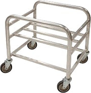 Global Industrial Bulk Mover Cart, 8 Bushel, 33" L x 22-1/4"W x 23" H, Gray