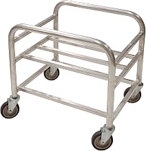 Global Industrial Bulk Mover Cart, 9 Bushel, 37-1/2"L x 27" W x 27" H, Gray