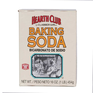 Hearth Club Baking Soda by Clabber Girl – 1 Pound, Pack of 24