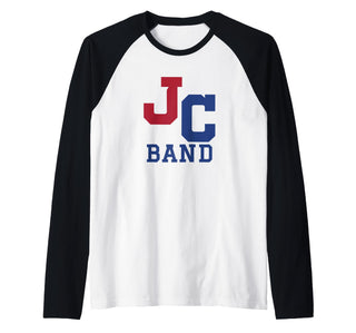 John Curtis Christian School Logo Band Raglan Baseball Tee by John Curtis, River Ridge, LA 70123 – Black, Model 8916XJQQ6R0
