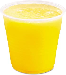 Dart Y10 10 oz Trans Ribbed Wall PS Cup (Case of 2500)