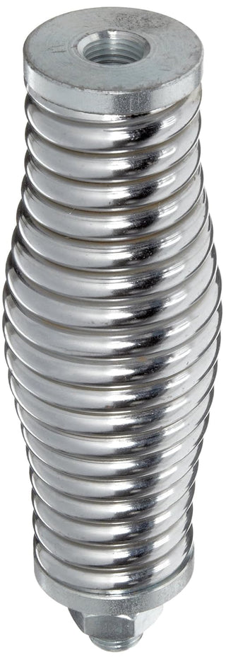 Heavy Duty Threaded Hex Warning Whip Safety Flag Spring Mount for by Checkers – Non-Lighted Warning Whip Over 8', Chrome, Metal, Model FS7006U-DUD