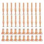 WeldingStop 40pcs SL60 Electrode 9-8215 Tips 9-8211 Nozzle 80A for Thermal Dynamics SL60 SL100 Torch CutMaster 52 82 152 102 Plasma Cutter Consumables