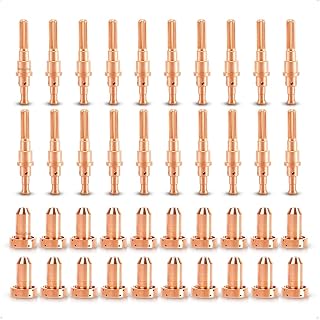 WeldingStop 40pcs SL60 Electrode 9-8215 Tips 9-8211 Nozzle 80A for Thermal Dynamics SL60 SL100 Torch CutMaster 52 82 152 102 Plasma Cutter Consumables