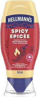 HELLMANN'S Spicy Mayonnaise Dressing Made with Real Chili Peppers, Gluten‑Free - 340 ml / 11.5 oz
