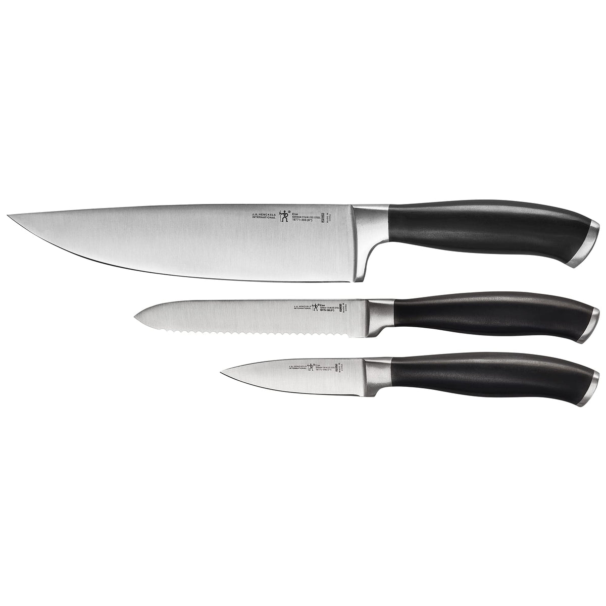Elan 3-pc Starter Knife Set by HENCKELS – 3-pc, Stainless Steel, Pack of 3, Model 1021248