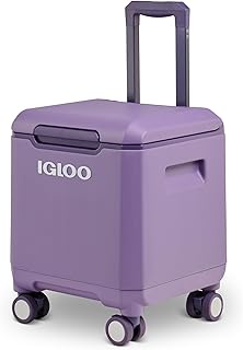 Igloo Tag Along Too Coolers | Insulated Hard Shell Picnic Style Cooler | Rolling Ice Chest