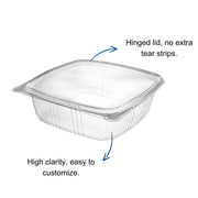 KODA CUP 48oz / Clear / 48.0 fluid_ounces Clamshell Take Out Containers