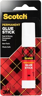 Scotch Glue Stick, .52 oz, Acid Free and Non-Toxic