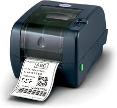 TSC 99-125A013-00LF Series TTP-247 Desktop Thermal Transfer Bar Code Printer, 203 dpi Resolution, 7 IPS, 8 MB DRAM, 4 MB Flash, USB/Serial/Parallel Port, Black
