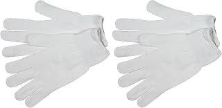 MCR Safety 9630LM Nylon String Knitted Multi-Purpose Gloves, White, Large, 1-Pair (Pack of 2)