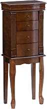 Powell Louis Philippe Jewelry Armoire, Walnut