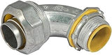 RACO 3548DC Liquid Tight Connector, Die Cast Zinc, 90 Degree, Insulated, 2-Inch (Pack of 5)