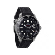 Seamaster Automatic Black Dial Men's Watch by Omega – Silver, Model 210.32.42.20.01.001