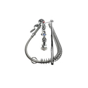Pre-Rinse Unit with Spring Action Gooseneck by T&S Brass – Brass, Model B-0123