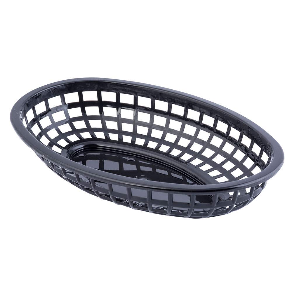 9" Oval Brown Plastic Basket (1074BR) by Tablecraft – In Description, Check Images, Model 1074BK