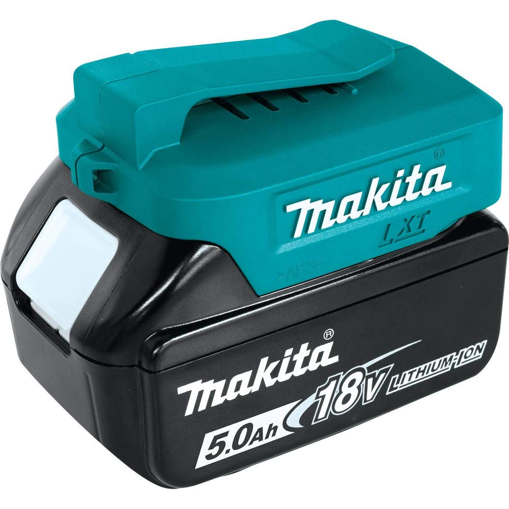 18V LXT® Lithium-Ion Cordless Power Source by Makita – 18V, plastic, Teal, Model ADP05