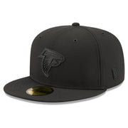 Men's Black Atlanta Falcons 2026 Sideline 59FIFTY Fitted Hat by New Era – 7 5/8, 84% Polyester/16% Elastane, Atlanta Falcons, Black, Model 26 Nfl Sideline 59fifty Cw