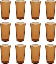 Amber Textured Tumbler 16 oz. - 1 Dozen by Thunder Group