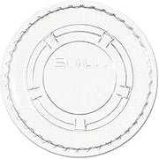 Solo PL100N Clear Portion Container Lid - Fits 0.5-1.25 oz (Case of 2500),Small
