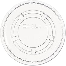Solo PL100N Clear Portion Container Lid - Fits 0.5-1.25 oz (Case of 2500),Small