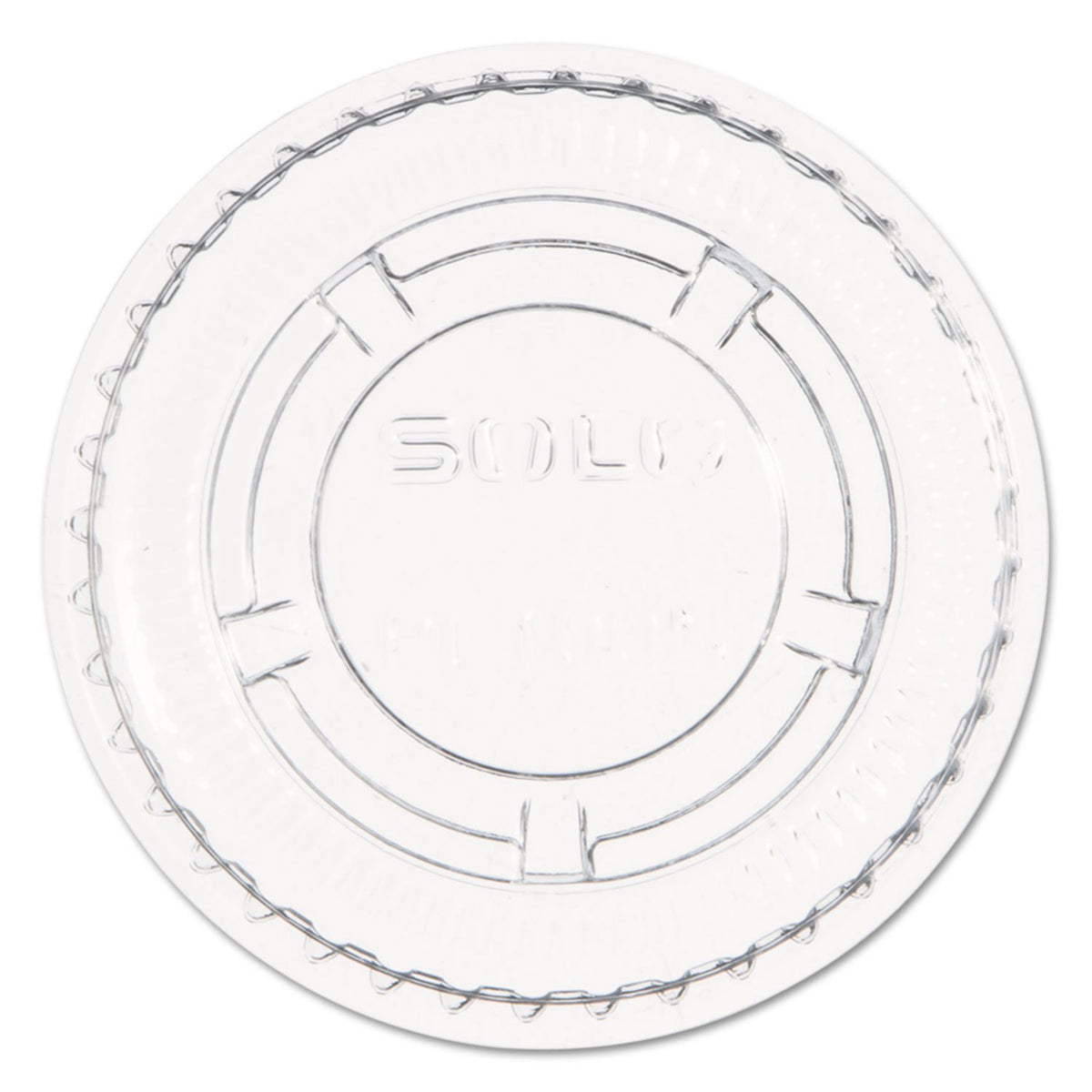 Clear Portion Container Lid - Fits 0.5-1.25 oz (Case of 2500) by SOLO – Small, 0.5 fluid_ounces, Polyethylene Terephthalate, Clear, Pack of 1000