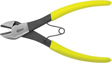 Clauss 7'' Wire Cutters, Durable Side Wire Cutter with Spring Action, Round Points, Durable Side Wire Cutter with Spring Action Design, Ultra Sharp cutter for Aluminum, Copper Cable (20013)