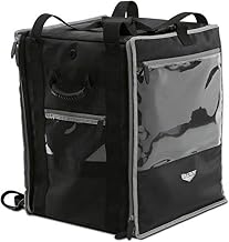 Vollrath VTBW300 Insulated Tower Bag (Includes: Wire Insert, Backpack Straps, Headrest Strap), Nylon, Black - 18" x 17" x 22"