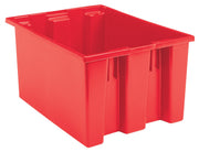 35230 Nest and Stack Plastic Storage Container and Distribution Tote by Akro-Mils – 23-1/2-Inch L x 19-1/2-Inch W x 13-Inch H, 2.6 cubic_feet, Polyethylene (PE), Red, Pack of 3