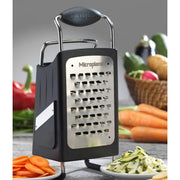 Cut-Resistant Glove with 4 Blade Box Grater by Microplane – 1 Count (Pack of 1), Stainless Steel, Black