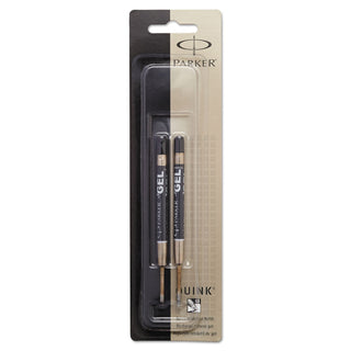 QUINK Ballpoint Pen Gel Ink Refills by Parker – Ink, Black, Model 30525PP