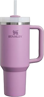 Quencher H2.0 Flowstate Tumbler 1.2L - Kallt I 11 Timmar - Iced I 48 Timmar - Kopp Med Halm by STANLEY – 39.9 Ounces, 1.18 liters, Stainless Steel, Lilac, Model 10-10824-602