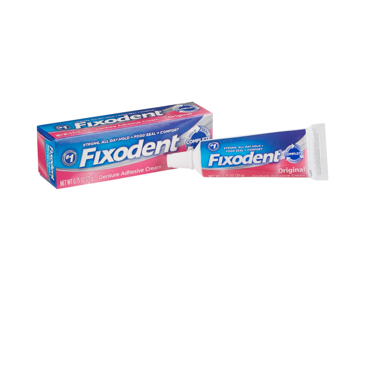 Denture Adhesive Cream - Neutral Taste by Fixodent – 0.75 Ounce (Pack of 1), Model 2816304