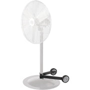 Fan Dolly for Pedestal Fans by Global Industrial – 18"L x 14"W x 5"H, Alloy Steel, Black, Model 245658
