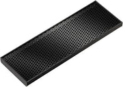 Service Ideas DT412BL Rectangular Black Drip Tray