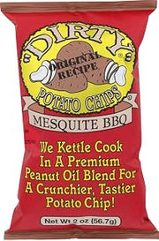 Dirty Potato Chips Dirty Chips Mesquite BBQ Chips (25x2 OZ)