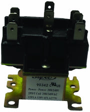 HVAC/R General Purpose Switching Relay by Supco – 24 V Coil Voltage, Double Pole Double Throw Contacts, Copper, Model 90340