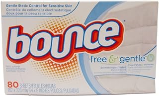Bounce Fabric Softener Sheets, Free, 80 Sheets