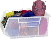 Akro-Mils Clear / Containers / 15-Inch x 8-Inch x 7-Inch, 12-Pack Bucket Organizers