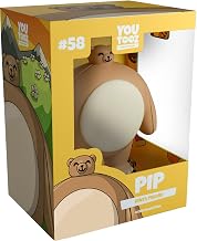 Youtooz Pip 3.9" Inch Vinyl Figure, Collectible Pip Bear from Tiny Headed Kingdom By Youtooz Tiny Headed Kingdom Collection