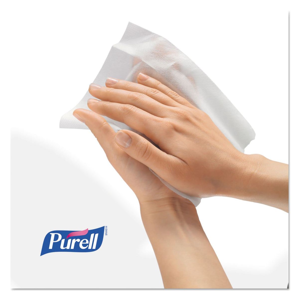 Premoistened Sanitizing Hand Wipes by Purell – 100 Count (Pack of 1), Bamboo, Clear, Model Gojo