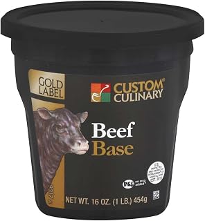 Custom Culinary Gold Label Beef Base, 1 Pound -- 6 per case.