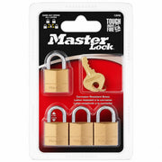Master Lock 1 / 4 Pack / 4-Pack Keyed Padlocks