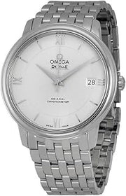 Omega Prestige Co-Axial Automatic Silver Dial Unisex Watch 424.10.37.20.02.001