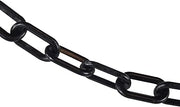 Mr. Chain Plastic Barrier Chain, Black, 500 ft Length (50003-500)
