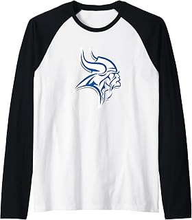 Curtis Vikings Raglan Baseball Tee